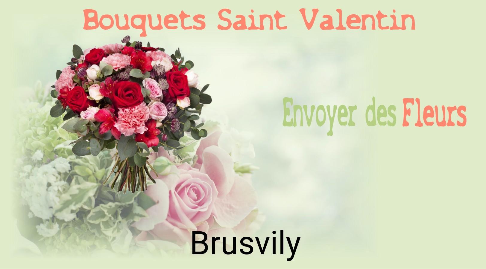 Roses de Saint-Valentin livrées à Brusvily